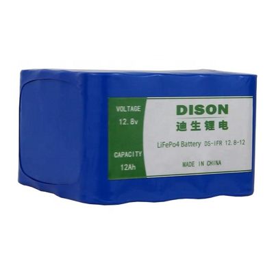 18650 LiFePo4 Lithium Battery Pack 12.8V 12Ah For Solar Energy Storage Street Light Rechargeable lithium ion battery